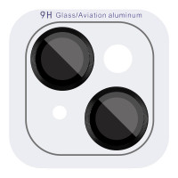 Захисне скло Metal Classic на камеру (у упак.) для Apple iPhone 15/15 Plus Чорний/Midnight