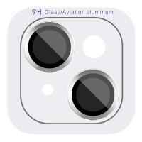 Захисне скло Metal Classic на камеру (у упак.) для Apple iPhone 15/15 Plus Срібний/Silver