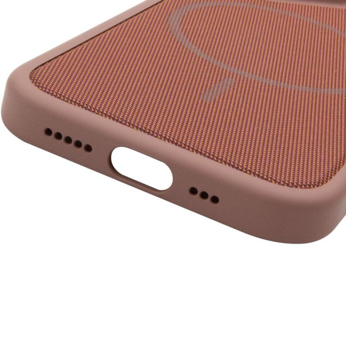 Чохол PC TechWoven Hybrid with MagSafe для Apple iPhone 17 (6.3') Desert Gold