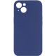 Чохол Silicone Case Full Camera Protective (AA) NO LOGO для Apple iPhone 15  Синій/Deep navy