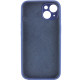 Чохол Silicone Case Full Camera Protective (AA) NO LOGO для Apple iPhone 15  Синій/Deep navy