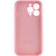 Чохол Silicone Case Full Camera Protective (AA) для Apple iPhone 13 Pro Max Рожевий/Light pink