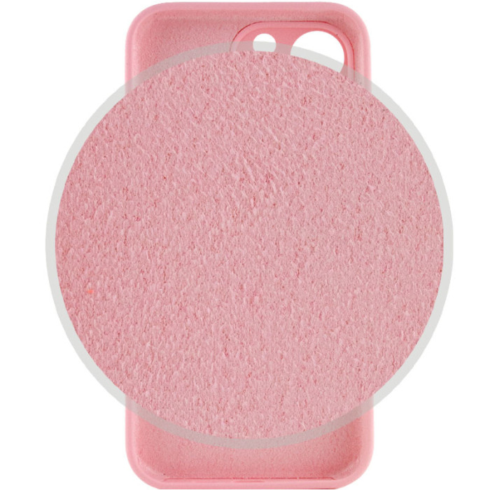 Чохол Silicone Case Full Camera Protective (AA) для Apple iPhone 13 Pro Max Рожевий/Light pink