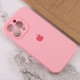 Чохол Silicone Case Full Camera Protective (AA) для Apple iPhone 13 Pro Max Рожевий/Light pink
