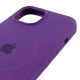 Чохол Silicone Case Full Protective (AA) with MagSafe для Apple iPhone 14  Фіолетовий/Amethyst