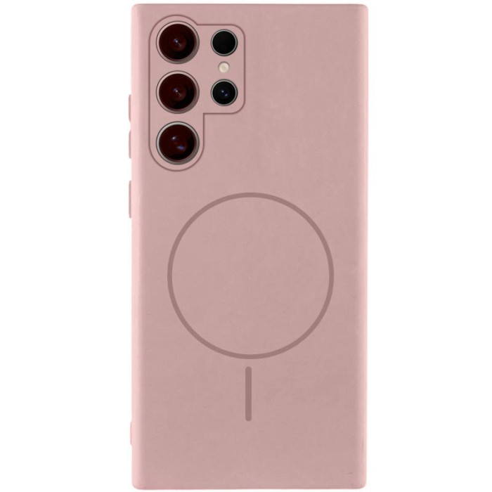 Чохол Silicone Cover Lakshmi Full Camera (AA) з Magnetic Fit для Samsung Galaxy S26 Ultra Рожевий/Pink Sand
