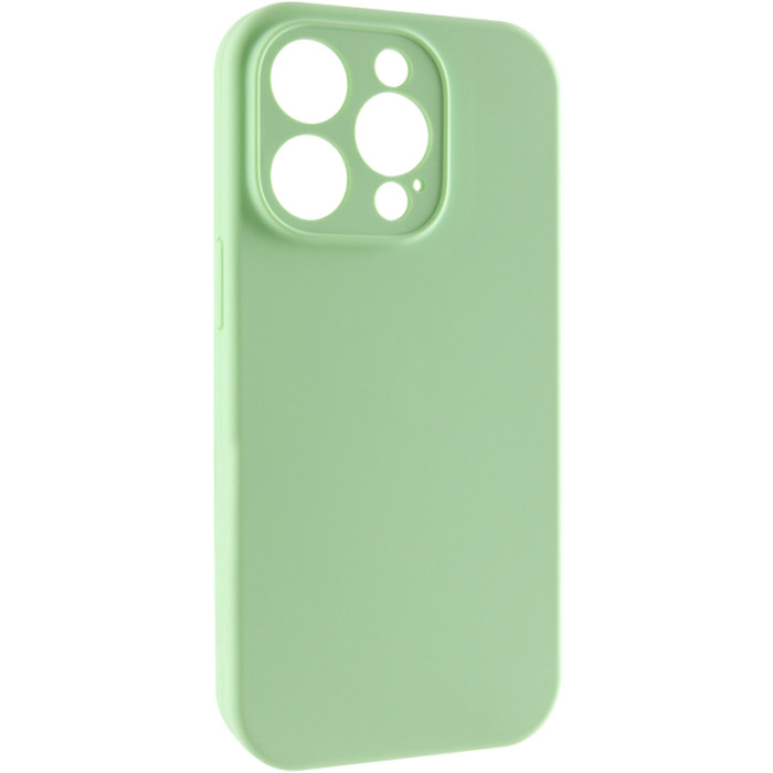Чохол Silk Full Camera Protective (AA) NO LOGO для Apple iPhone 14 Pro Max Зелений/Pistachio