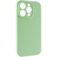 Чохол Silk Full Camera Protective (AA) NO LOGO для Apple iPhone 14 Pro Max Зелений/Pistachio