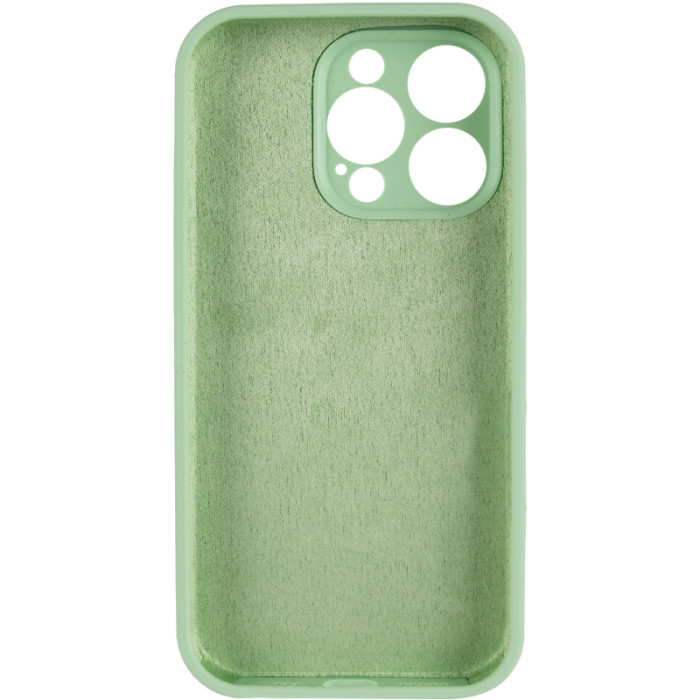 Чохол Silk Full Camera Protective (AA) NO LOGO для Apple iPhone 14 Pro Max Зелений/Pistachio