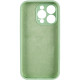 Чохол Silk Full Camera Protective (AA) NO LOGO для Apple iPhone 14 Pro Max Зелений/Pistachio