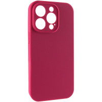 Чохол Silk Full Camera Protective (AA) NO LOGO для Apple iPhone 15 Pro Max Червоний/Rose Red