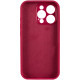 Чохол Silk Full Camera Protective (AA) NO LOGO для Apple iPhone 15 Pro Max Червоний/Rose Red