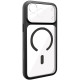 Чохол TPU+PC GETMAN Moon Clear with MagSafe для Apple iPhone 17 Pro Max (6.9') Black