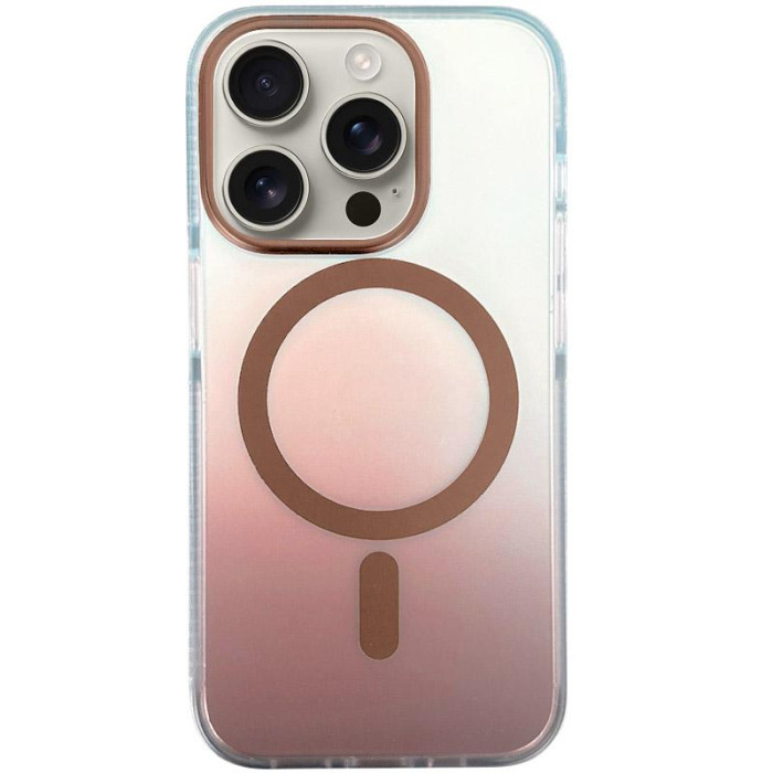 Чохол TPU+PC Phantom with MagSafe для Apple iPhone 16 Pro (6.3') Rose Gold