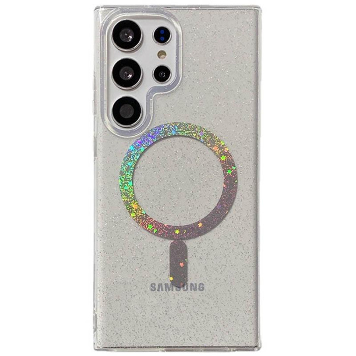 Чохол TPU Eclipse Sparkle (MagFit) для Samsung Galaxy S26 Ultra Clear