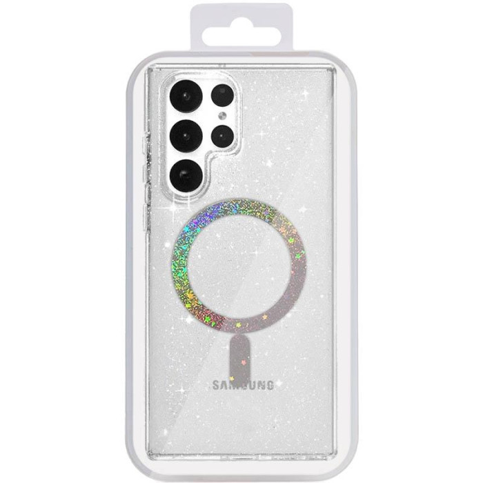 Чохол TPU Eclipse Sparkle (MagFit) для Samsung Galaxy S26 Ultra Clear