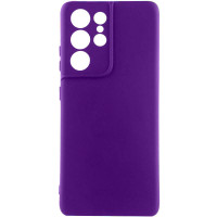 Чохол TPU GETMAN Liquid Silk Full Camera для Samsung Galaxy S22 Ultra Фіолетовий/Ultra Violet  (ITS-L-00000075778_17)
