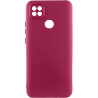 Чохол TPU GETMAN Liquid Silk Full Camera для Xiaomi Redmi 9C Бордовий/Marsala  (ITS-L-00000073801_1)