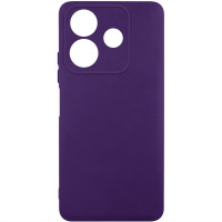 Чохол TPU GETMAN Liquid Silk Full Camera для Xiaomi Redmi Note 14 5G Темно фіолетовий/Dark Purple  (ITS-L-00000077930_15)