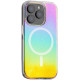 Чохол TPU Galaxy Sparkle (MagFit) для Apple iPhone 14 Pro Max Chroma+Glitter