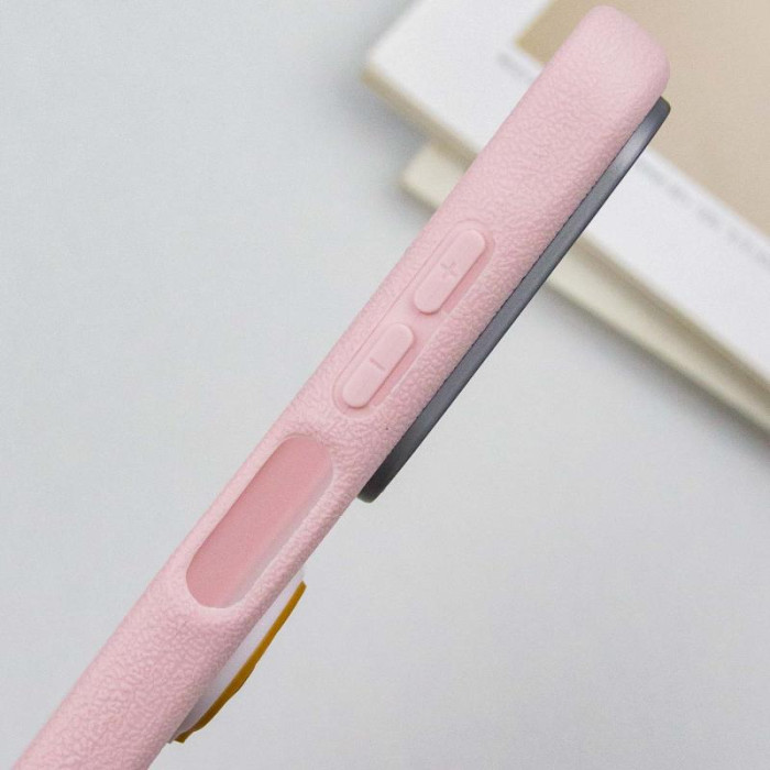Чохол TPU Leather Toys для Samsung Galaxy S24 FE Capybara/Pink