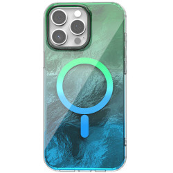 Чохол TPU Shiny Mountain (MagFit) для Apple iPhone 14 Pro  Green/Blue  (ITS-L-00000077650_4)