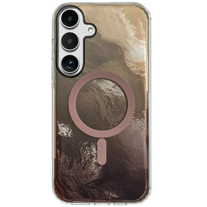 Чохол TPU Shiny Mountain (MagFit) для Samsung Galaxy S24+ Chocolate