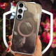 Чохол TPU Shiny Mountain (MagFit) для Samsung Galaxy S24+ Chocolate