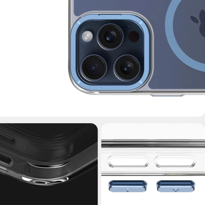 Чохол TPU Space Case Apex with MagSafe для Apple iPhone 13 Pro/14 Pro  Navy Blue
