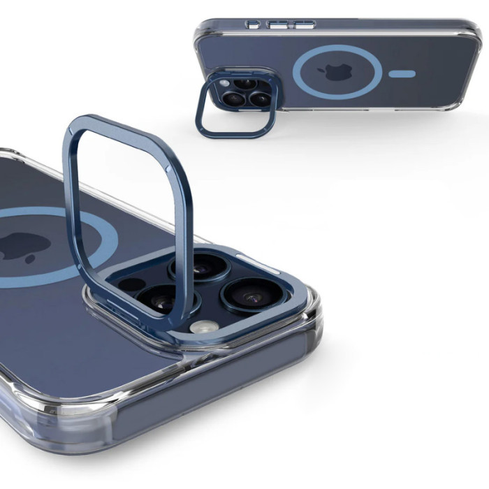 Чохол TPU Space Case Apex with MagSafe для Apple iPhone 13 Pro/14 Pro  Navy Blue