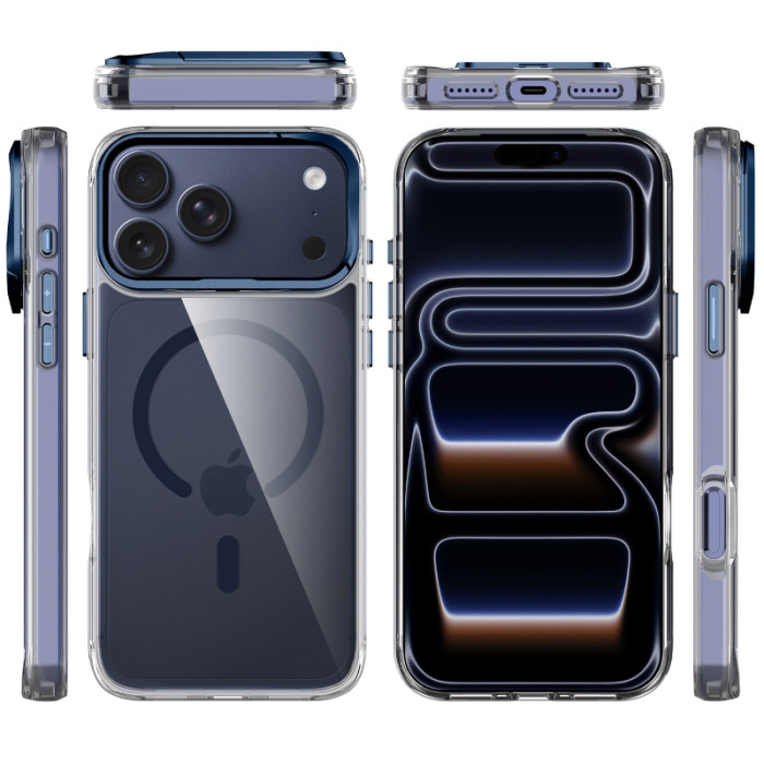 Чохол TPU Space Case Apex з Magnetic Fit для Apple iPhone 17 Pro Max/18 Pro Max (6.9') Deep Blue