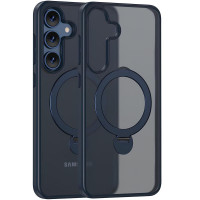 Чохол Ummi Colorful with MagSafe HQ Ring для Samsung Galaxy S25 Dark Blue  (ITS-L-00000082858_2)