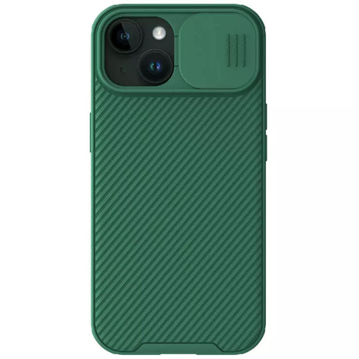 Карбонова накладка Nillkin CamShield Pro для Apple iPhone 15  Deep Green