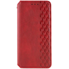 Шкіряний чохол-книжка GETMAN Cubic (PU) для Xiaomi Redmi Note 8 Pro Червоний  (ITS-L-00000082634_3)