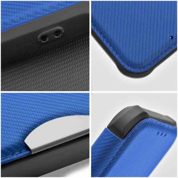 Шкіряний чохол-книжка GETMAN Razor (PU) для Xiaomi Redmi 13C/Poco C65 Blue