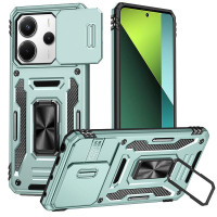 Ударостійкий чохол Camshield Army Ring для Xiaomi Redmi Note 14 4G (Int. version)/14 5G Зелений/Light Green  (ITS-L-00000079891_2)
