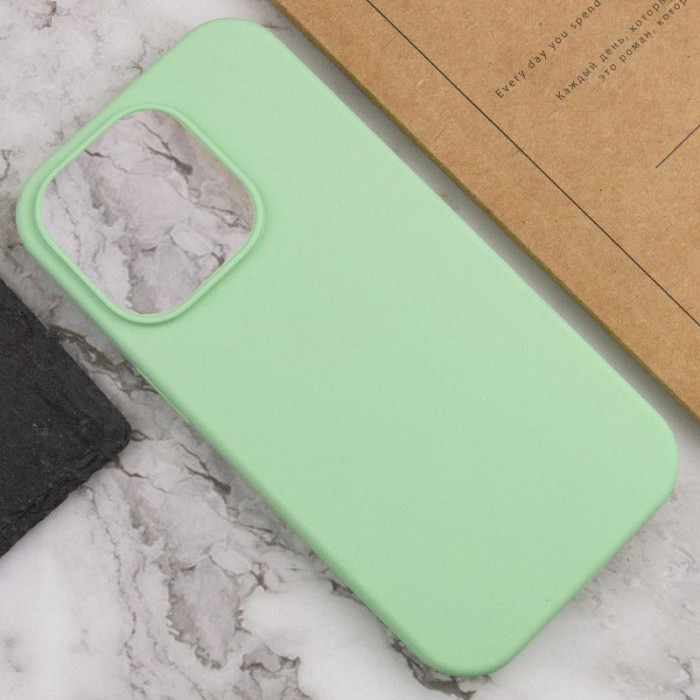 Чохол Silicone Case Full Protective (AA) NO LOGO для Apple iPhone 16  Зелений/Pistachio