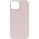 Чохол Silicone case (AAA) with Magsafe and Animation для Apple iPhone 15 Pro  Рожевий/Light pink
