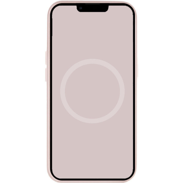 Чохол Silicone case (AAA) with Magsafe and Animation для Apple iPhone 15 Pro  Рожевий/Light pink