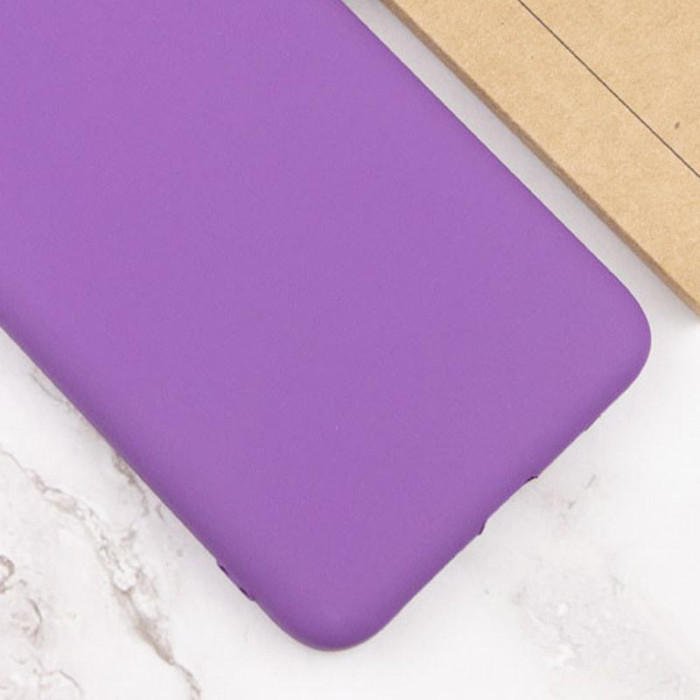 Чохол TPU GETMAN Liquid Silk Full Camera для Samsung Galaxy A24 4G Фіолетовий/Purple