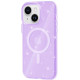 Чохол TPU Galaxy Sparkle Magnetic Fit для Apple iPhone 15 Plus Purple+Glitter