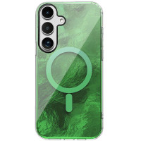 Чохол TPU Shiny Mountain (MagFit) для Samsung Galaxy S25 FE Green  (ITS-L-00000081436_3)
