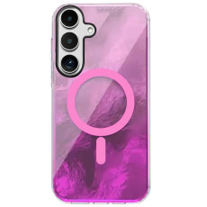 Чохол TPU Shiny Mountain (MagFit) для Samsung Galaxy S25 FE Pink  (ITS-L-00000081436_5)
