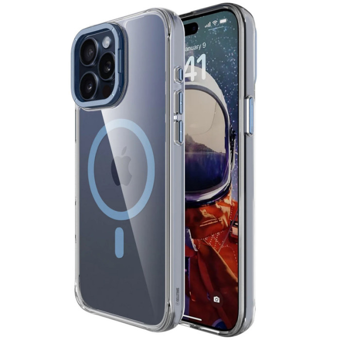 Чохол TPU Space Case Apex with MagSafe для Apple iPhone 15 Pro Max Navy Blue