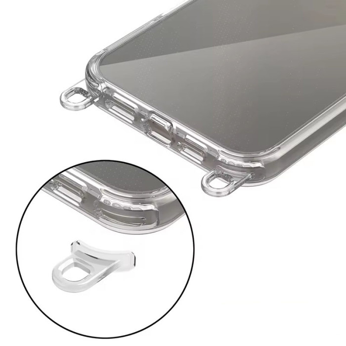 Чехол TPU Transparent with Straps для Apple iPhone 14 Pro Max