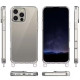 Чехол TPU Transparent with Straps для Apple iPhone 14 Pro 