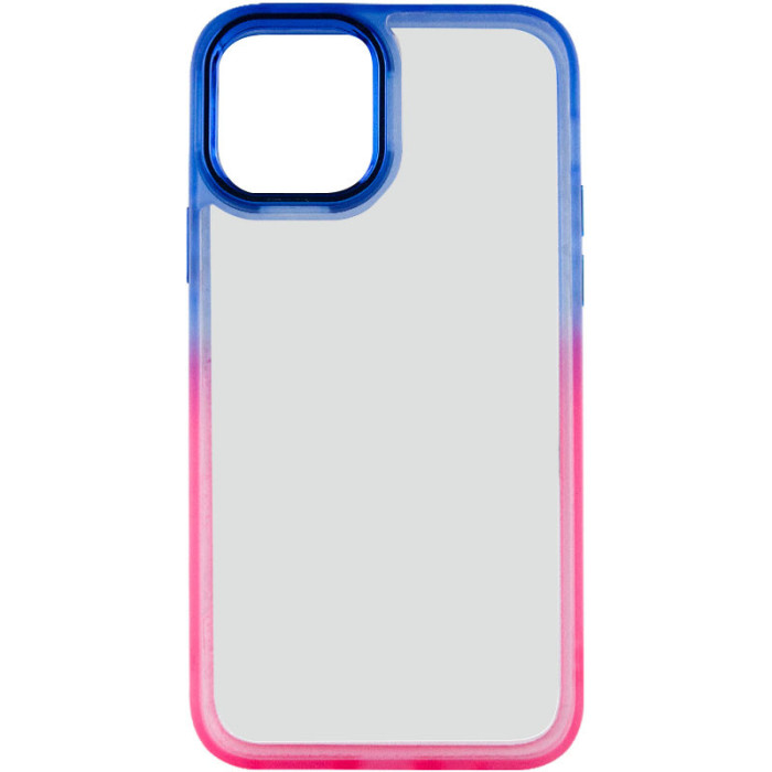 Чохол TPU+PC Fresh sip series для Apple iPhone 14 Plus Рожевий/Синій
