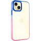 Чохол TPU+PC Fresh sip series для Apple iPhone 14 Plus Рожевий/Синій