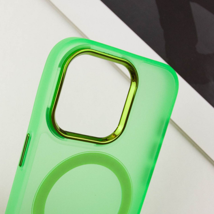 Чехол TPU+PC Lily with MagSafe для Apple iPhone 15 Pro 