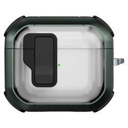 Футляр протиударний Locking Button для навушників Airpods 3 Apple Green  (ITS-L-00000079157_1)
